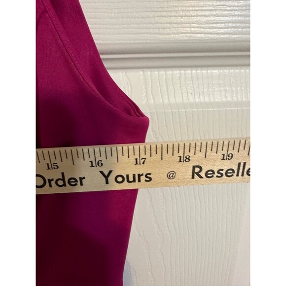 Shelby & Palmer Hot Pink Sleeveless Peplum Sheath Career Cocktail Dress Size 10 - Picture 8 of 10